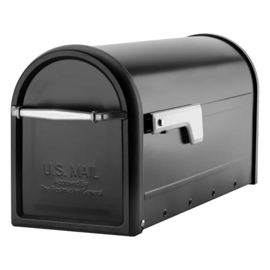 Chadwick Galvanized Steel Post Mount Mailbox, 8950B-10, Black, Medium Capacity
Chadwick Galvanized Steel Post Mount Mailbox, 8950B-10, Black, Medium Capacity