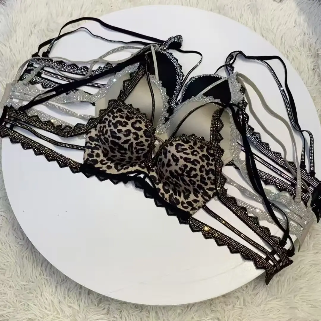 New Leopard Print Thickened Non-Steel Ring Lingerie Small Breasts Gathering Backless Hollow Out Women's Bra
New Leopard Print Thickened Non-Steel Ring Lingerie Small Breasts Gathering Backless Hollow Out Women's Bra