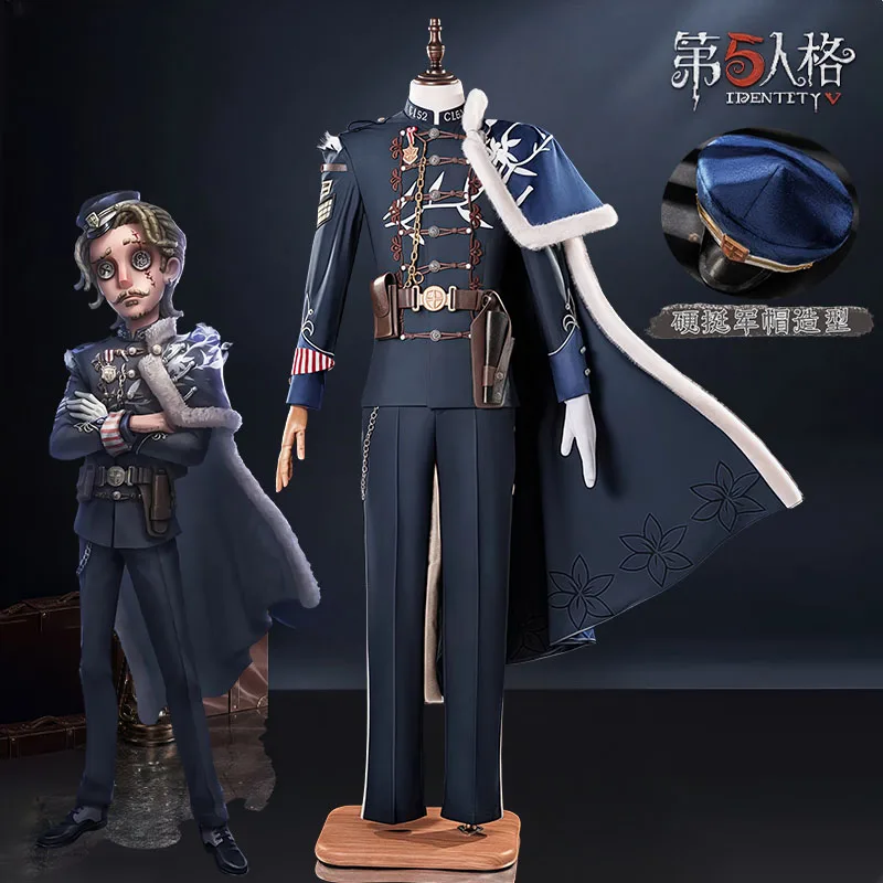Game Identity V First Mate & Inspector Lestrade Official Cosplay Costume Full Set Men's Anime Game Roleplay Outfit
Game Identity V First Mate & Inspector Lestrade Official Cosplay Costume Full Set Men's Anime Game Roleplay Outfit