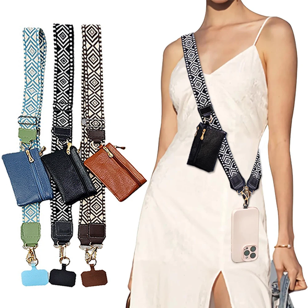 Регулируемый ремешок через плечо для мобильного телефона с кошельком на молнии, анти-потерянный ремешок для мобильного телефона, прокладка для карт для женщин, аксессуары для сумок
Регулируемый ремешок через плечо для мобильного телефона с кошельком на молнии, анти-потерянный ремешок для мобильного телефона, прокладка для карт для женщин, аксессуары для сумок