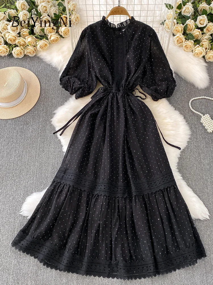 Beiyingni женское длинное платье высокого класса на шнурке корейское повседневное элегантное платье трапециевидной формы с длинными рукавами женские горячие бриллианты Vestidos
Beiyingni женское длинное платье высокого класса на шнурке корейское повседневное элегантное платье трапециевидной формы с длинными рукавами женские горячие бриллианты Vestidos