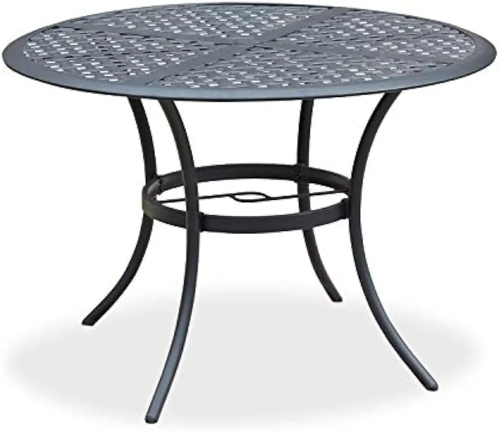 42 In Outdoor Dining Table Round Patio Bistro Table Powder-Coated Steel Frame Top Patio Dining Table Outdoor Furniture Table
42 In Outdoor Dining Table Round Patio Bistro Table Powder-Coated Steel Frame Top Patio Dining Table Outdoor Furniture Table