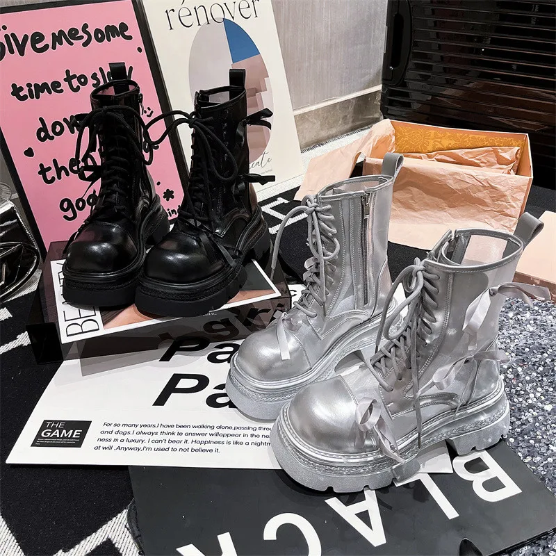 Summer Breathable Sandals Platform Boots Thick Sole Women Side Zipper Height Increasing Boots Bow Mid-calf Sports Sandal Boots
Summer Breathable Sandals Platform Boots Thick Sole Women Side Zipper Height Increasing Boots Bow Mid-calf Sports Sandal Boots