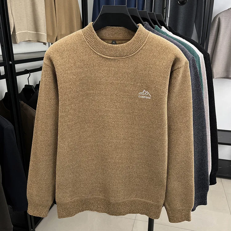 Men's Winter Thiened Fce Lined Casual Knitted f High Collar aggy Sweater Warm Inner Wear Polyester Spandex Blend
Men's Winter Thiened Fce Lined Casual Knitted f High Collar aggy Sweater Warm Inner Wear Polyester Spandex Blend