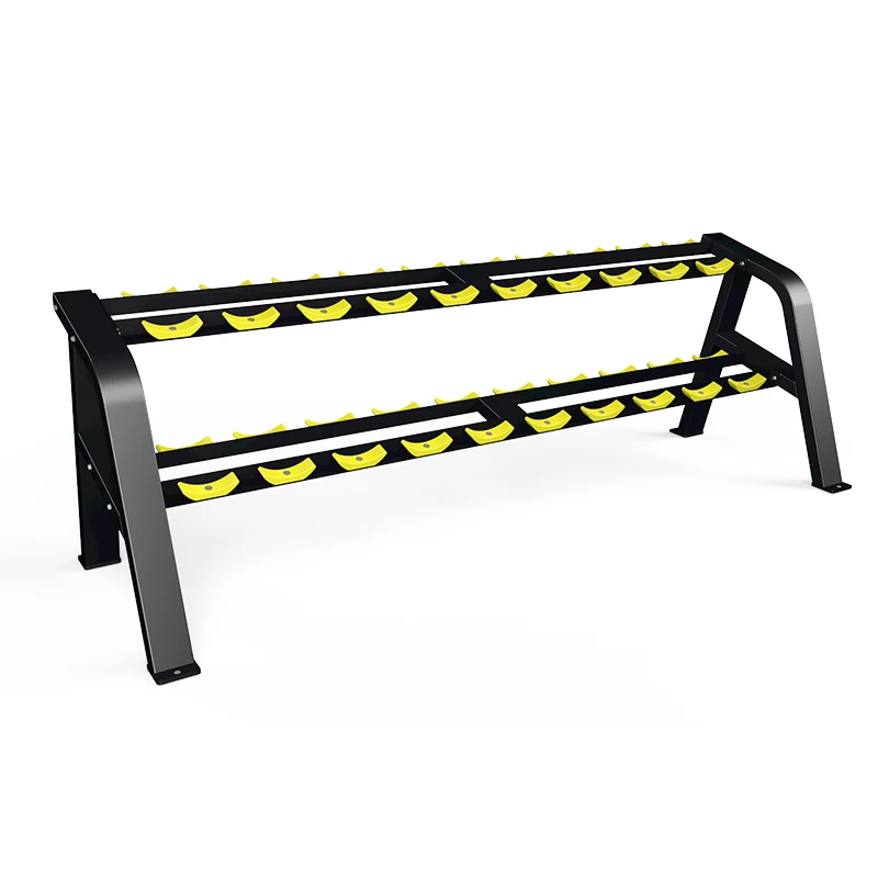 2-Layer Dumbbell Storage Rack Commercial Gym Fitness Equipment Heavy Duty Steel Stable Durable Structure for Standard Gym Daily
2-Layer Dumbbell Storage Rack Commercial Gym Fitness Equipment Heavy Duty Steel Stable Durable Structure for Standard Gym Daily