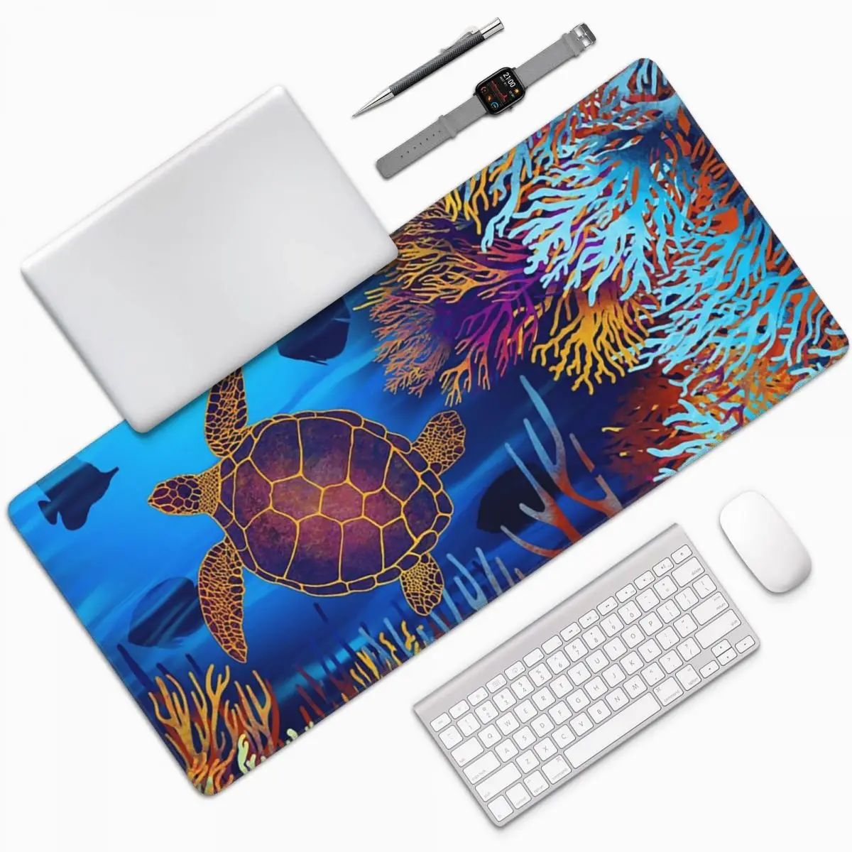 Vibrant Colour Ocean Turtle And Seaweed Large Mouse Pad Computer Keyboard Mouse Mat Gamer PC Laptop Desk Mat Office Table Mats
Vibrant Colour Ocean Turtle And Seaweed Large Mouse Pad Computer Keyboard Mouse Mat Gamer PC Laptop Desk Mat Office Table Mats