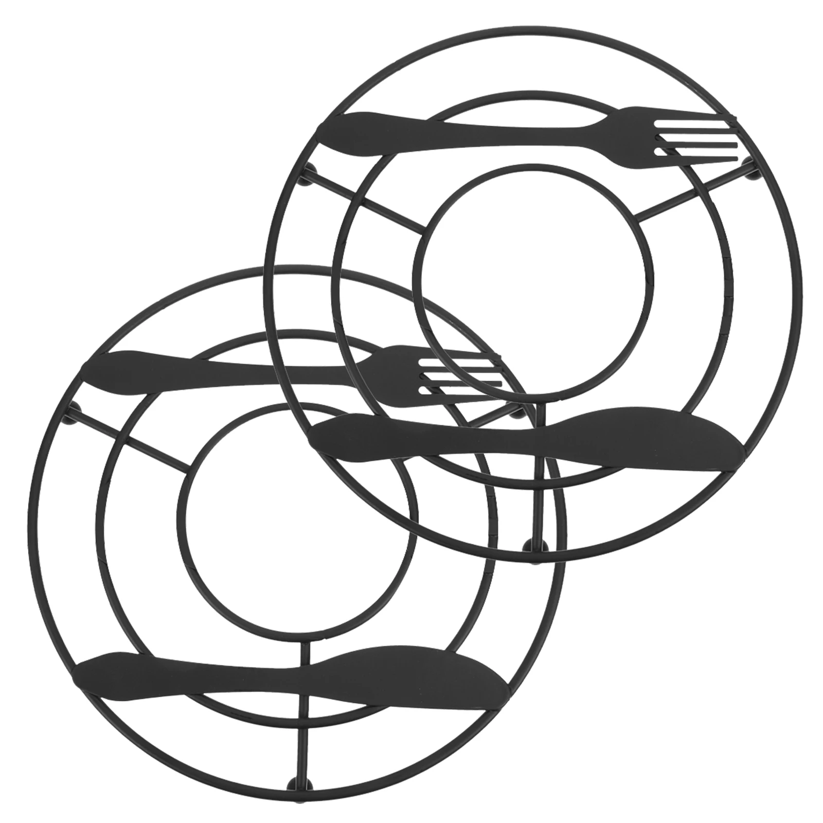 Double Use Non Heat Insulation Pads Nordic Style Iron Table Mats Anti Scalding Bowl Mats 2Pcs Set Practical Home Tableware
Double Use Non Heat Insulation Pads Nordic Style Iron Table Mats Anti Scalding Bowl Mats 2Pcs Set Practical Home Tableware