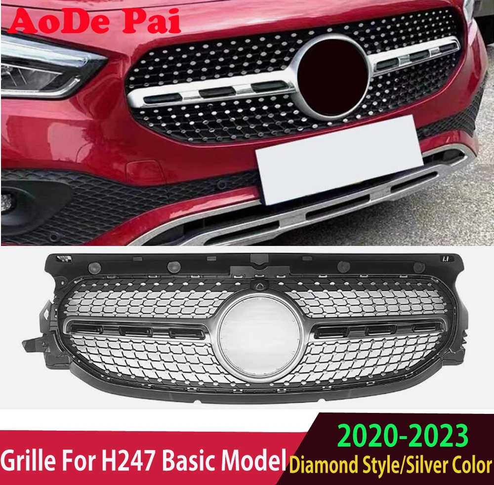 Diamond Radiator Style Front Bumper Mesh Hood Grille Grill For Mercedes GLA Class H247 Basic Model 2020-2023
Diamond Radiator Style Front Bumper Mesh Hood Grille Grill For Mercedes GLA Class H247 Basic Model 2020-2023