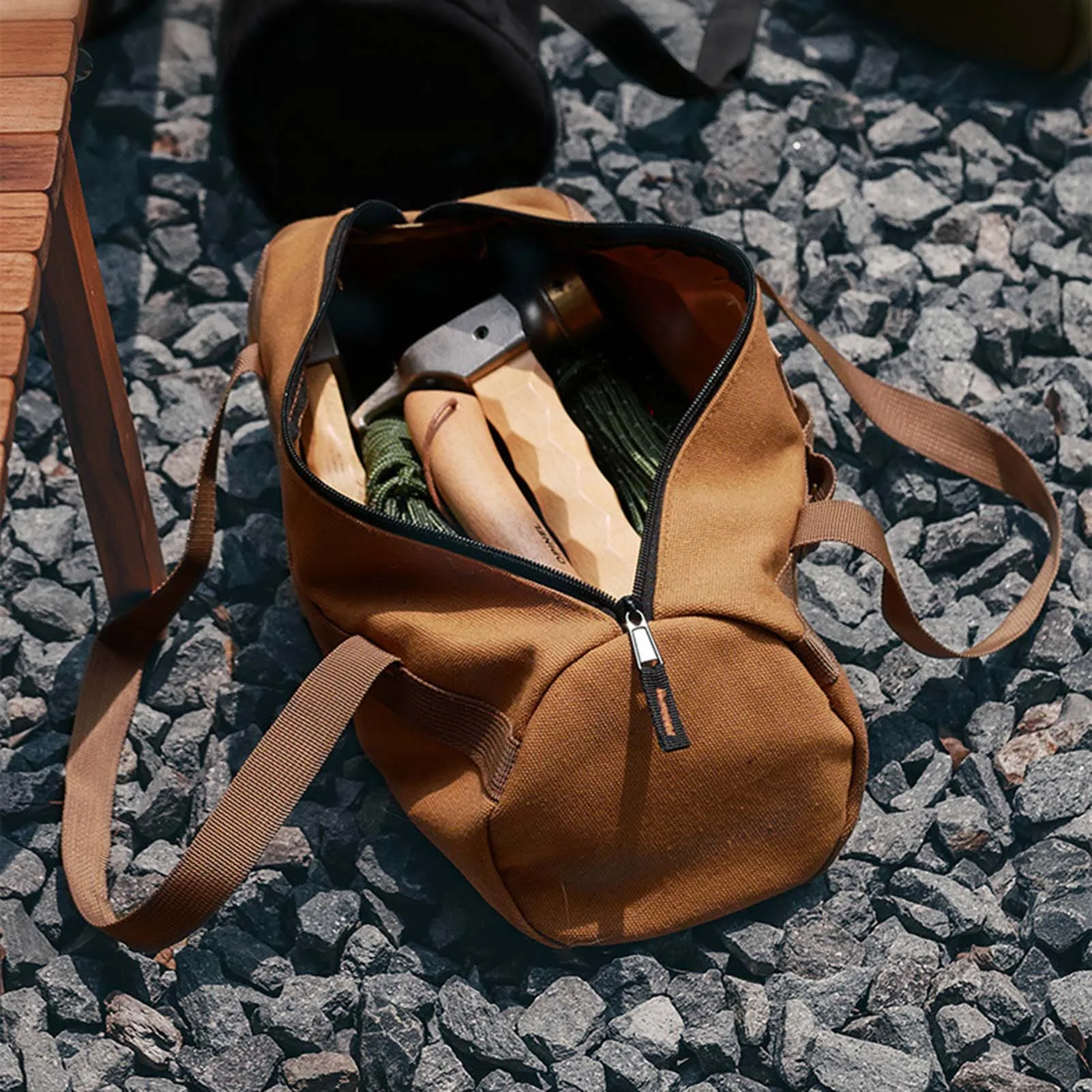 Outdoor Camping Tool Organizer Bag Space Saving Wide Strap Handle Storage Bag for Sports and Weekend Travel
Outdoor Camping Tool Organizer Bag Space Saving Wide Strap Handle Storage Bag for Sports and Weekend Travel