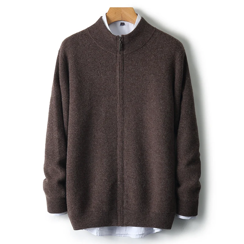 100% Merino Wool Casual Solid Color Half-Turtleneck Zipper Cardigan Sweater Cashmere Long Sleeves Warm Soft Clothing Top
100% Merino Wool Casual Solid Color Half-Turtleneck Zipper Cardigan Sweater Cashmere Long Sleeves Warm Soft Clothing Top