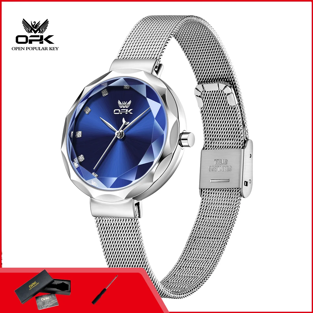 OPK 6098 Luxury Original Brand Ladies Watch Waterproof Steel Mesh Strap Elegant Fashion Women’s Dress Quartz Wristwatch
OPK 6098 Luxury Original Brand Ladies Watch Waterproof Steel Mesh Strap Elegant Fashion Women’s Dress Quartz Wristwatch