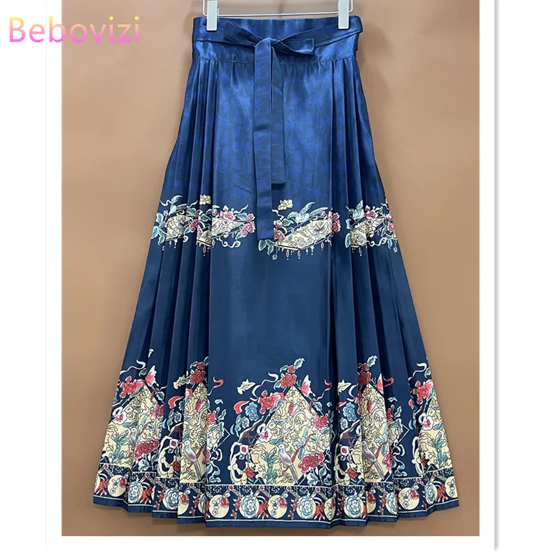 Traditional Chinese Hanfu Clothing for Women Improved Daily Black Blue Horse Face Skirt
Traditional Chinese Hanfu Clothing for Women Improved Daily Black Blue Horse Face Skirt