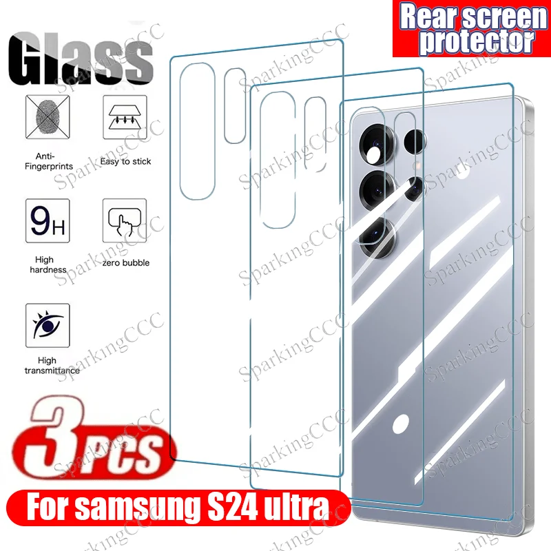 3Pcs for Samsung Galaxy S24 Ultra Back Tempered Glass Protector,HD Clear Anti-Fingerprint,9H Hardness Anti-Scratch,Case Friendly
3Pcs for Samsung Galaxy S24 Ultra Back Tempered Glass Protector,HD Clear Anti-Fingerprint,9H Hardness Anti-Scratch,Case Friendly