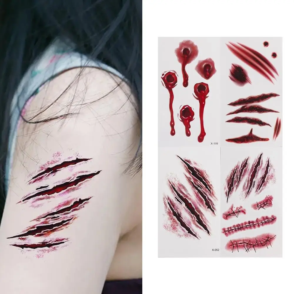 10pcs 3D Bite Mark Tattoo Sticker Waterproof Fake Scab Blood Fake Scab Blood Tattoo Simulation Scab Bite Mark
10pcs 3D Bite Mark Tattoo Sticker Waterproof Fake Scab Blood Fake Scab Blood Tattoo Simulation Scab Bite Mark