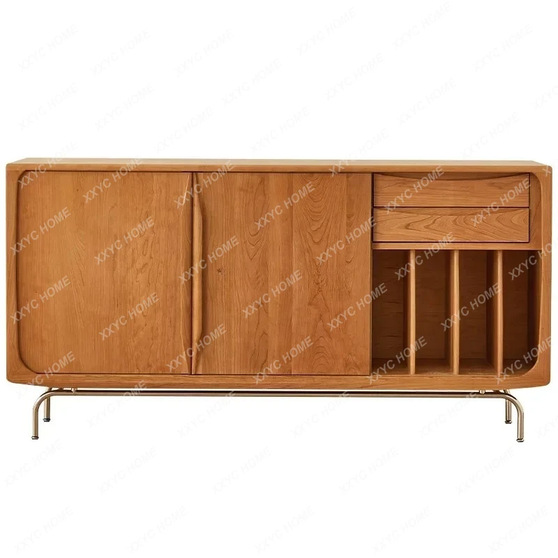 Lapanese-style solid wood dining side cabinet, cherry wood medieval storage cabinet
Lapanese-style solid wood dining side cabinet, cherry wood medieval storage cabinet
