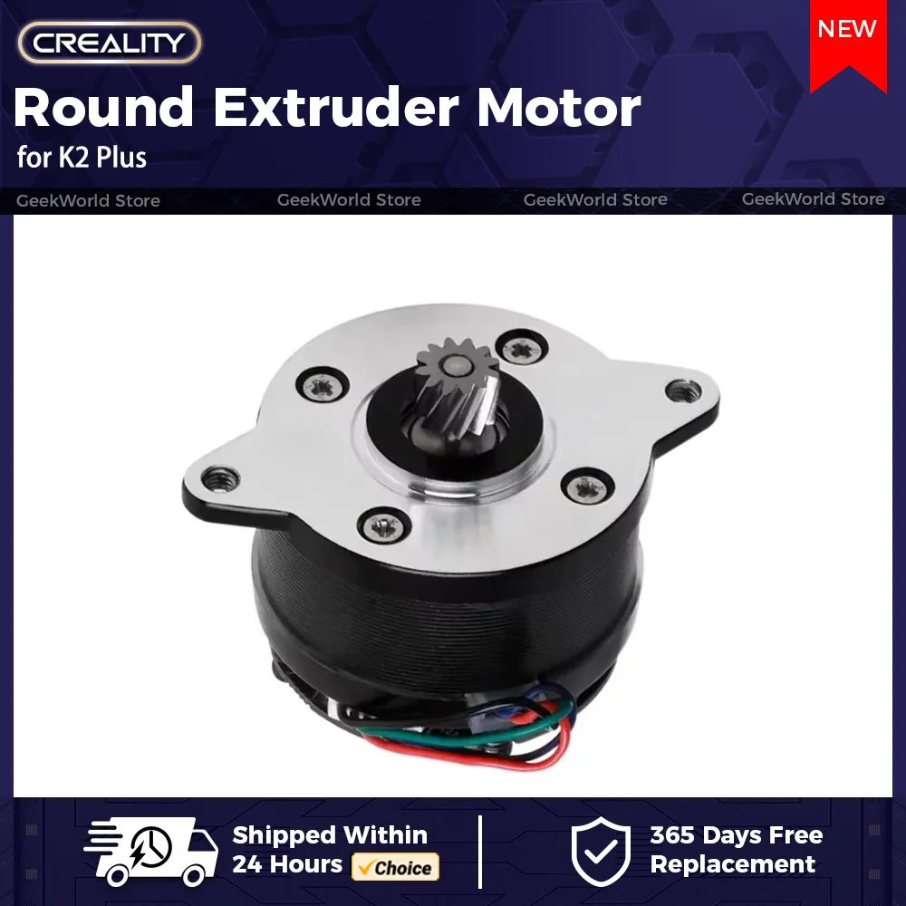 Creality Original K2 Plus Круглый двигатель экструдера Круглый двигатель экструдера_0,8A_1,8 градусов_L6_скоростной механизм_D3_helical Gear_E Axis
Creality Original K2 Plus Круглый двигатель экструдера Круглый двигатель экструдера_0,8A_1,8 градусов_L6_скоростной механизм_D3_helical Gear_E Axis