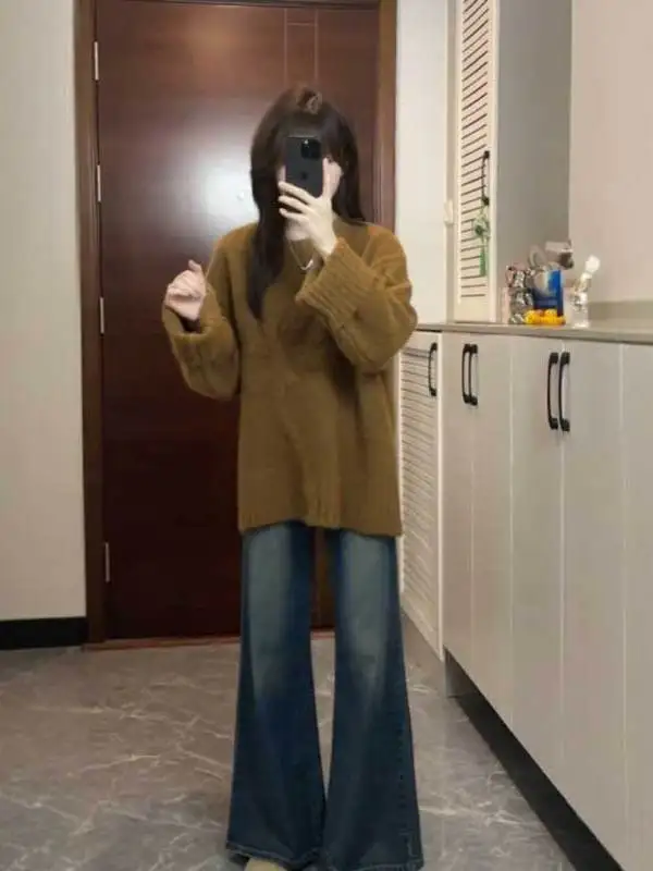 Unique Thi Warm Loose Sweater Lazy Sle Faionable Top Knot Autumn Commute Thiened Cozy Small Size Spring Fas...
Unique Thi Warm Loose Sweater Lazy Sle Faionable Top Knot Autumn Commute Thiened Cozy Small Size Spring Fas...