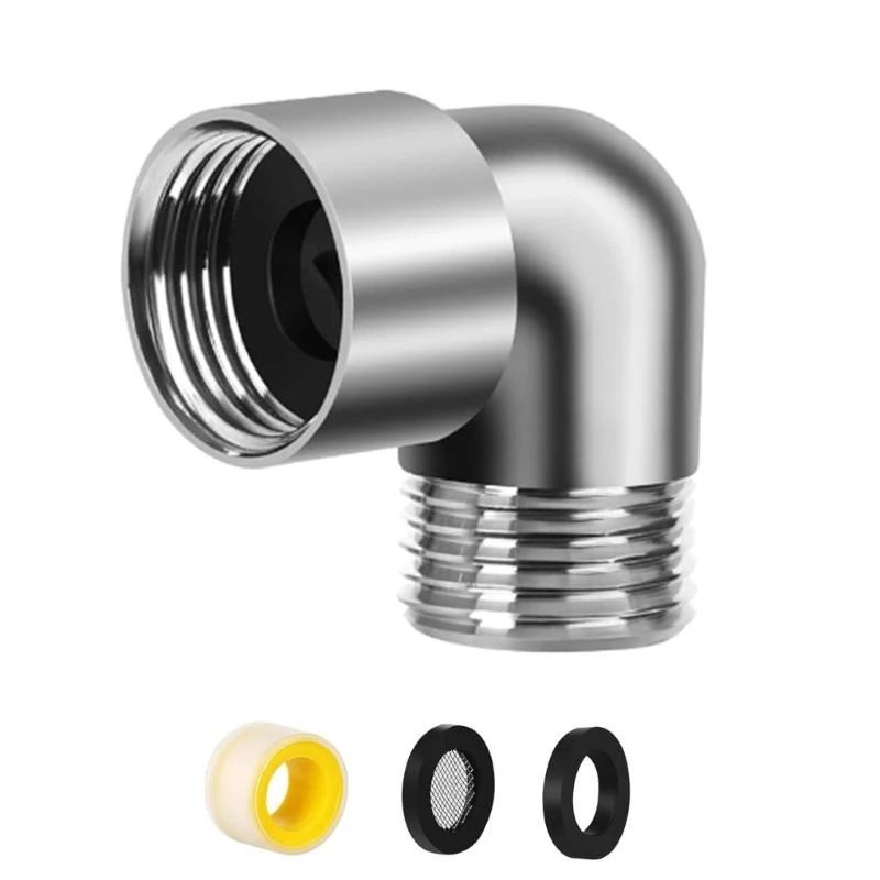 652F 90 Degree Handheld Shower Head Elbow Adapter Shower Arm Adapter Shower Head Extension Arm Connector Enduring
652F 90 Degree Handheld Shower Head Elbow Adapter Shower Arm Adapter Shower Head Extension Arm Connector Enduring