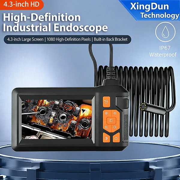 High-Definition Industrial Endoscope P70 Waterproof 4.3-Inch Screen Pipe Detector for Car Repair Inspection 8mm Lens
High-Definition Industrial Endoscope P70 Waterproof 4.3-Inch Screen Pipe Detector for Car Repair Inspection 8mm Lens