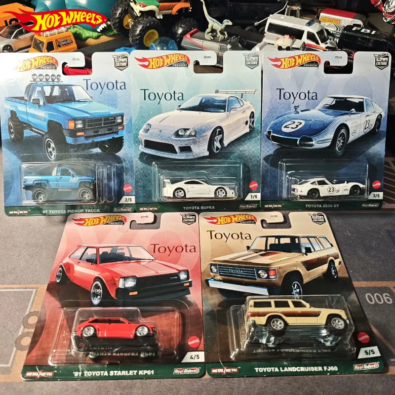 Genuine Hot Wheels Premium Car Culture TOYOTA LAND CRUISER FJ60/TOYOTA SUPRA/PICKUP/2000 GT 1/64 Collection Vehicles Gifts FPY86
Genuine Hot Wheels Premium Car Culture TOYOTA LAND CRUISER FJ60/TOYOTA SUPRA/PICKUP/2000 GT 1/64 Collection Vehicles Gifts FPY86