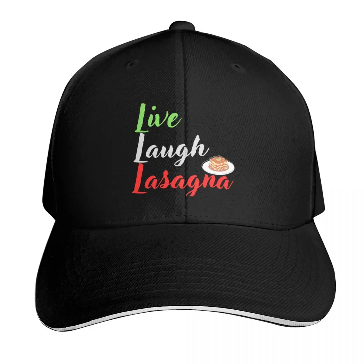 Live Laugh Lasagna Funny T-shirt men gift women gift Baseball Cap hiking hat dad hat Horse Hat Golf Wear Caps Women Men's
Live Laugh Lasagna Funny T-shirt men gift women gift Baseball Cap hiking hat dad hat Horse Hat Golf Wear Caps Women Men's