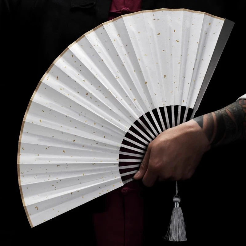 Titanium Alloy Folding Fan Antique Portable Self-Defense Customized Rice Paper Tactical Metal Iron Fan
Titanium Alloy Folding Fan Antique Portable Self-Defense Customized Rice Paper Tactical Metal Iron Fan