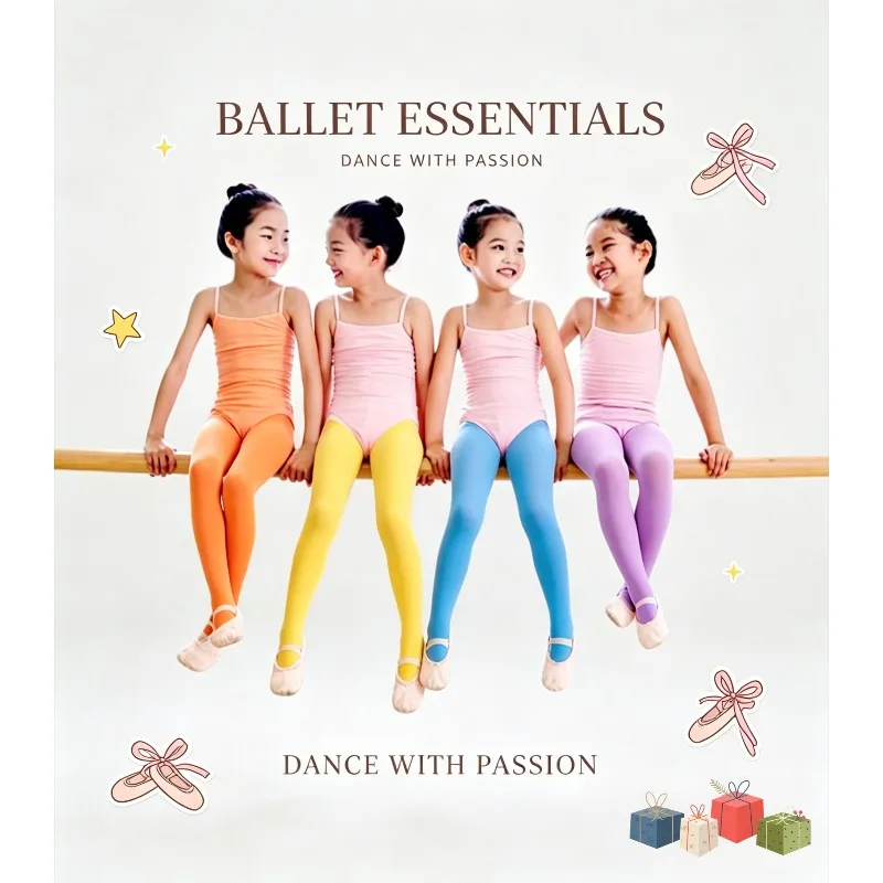 Girls 80D Velvet Ballet Tights Spring Summer Thin White Dance Pantyhose Elastic Breathable Stockings For Stage Training Daily
Girls 80D Velvet Ballet Tights Spring Summer Thin White Dance Pantyhose Elastic Breathable Stockings For Stage Training Daily