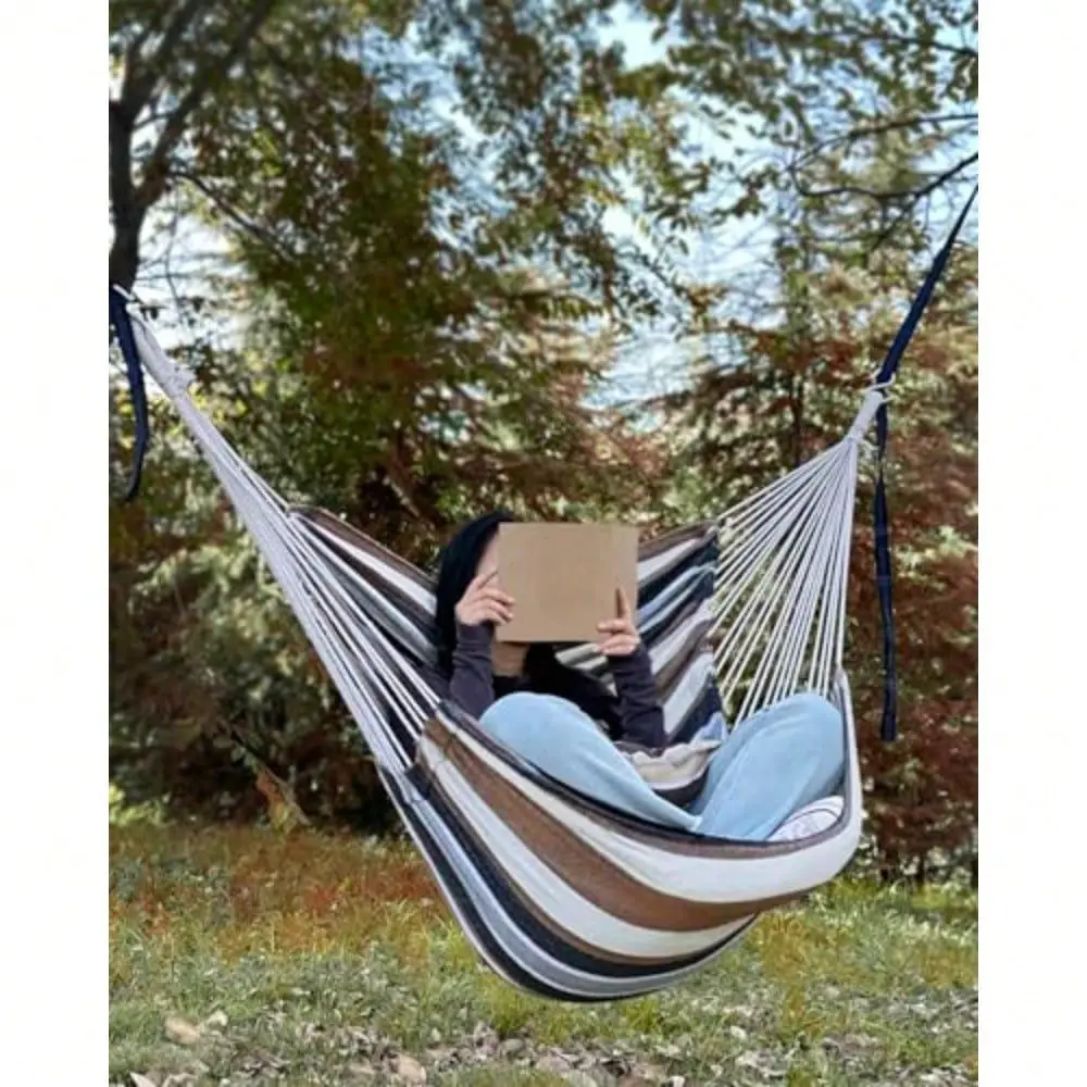 Chair Hanging Hammock Chair Rope Swing 2 Cushions IncludedSturdy And Durable Soft Cotton Hand Woven Hammock Swing For Bedroom P
Chair Hanging Hammock Chair Rope Swing 2 Cushions IncludedSturdy And Durable Soft Cotton Hand Woven Hammock Swing For Bedroom P