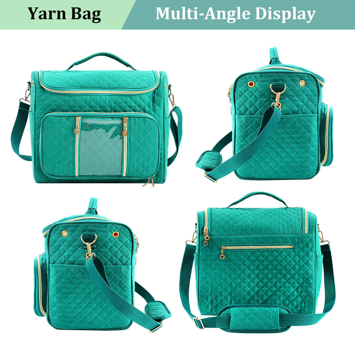1 Piece Hanging Yarn Storage Bag, Portable Single-Shoulder Yarn & Crochet Hook Organizer Pouch
1 Piece Hanging Yarn Storage Bag, Portable Single-Shoulder Yarn & Crochet Hook Organizer Pouch
