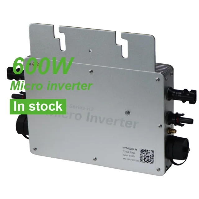 Умный микроинвертор 600 Вт, фотоэлектрическая сетка MPPT, система солнечной панели с одним выходом, поддержкой Wi-Fi, использование на балконе
Умный микроинвертор 600 Вт, фотоэлектрическая сетка MPPT, система солнечной панели с одним выходом, поддержкой Wi-Fi, использование на балконе