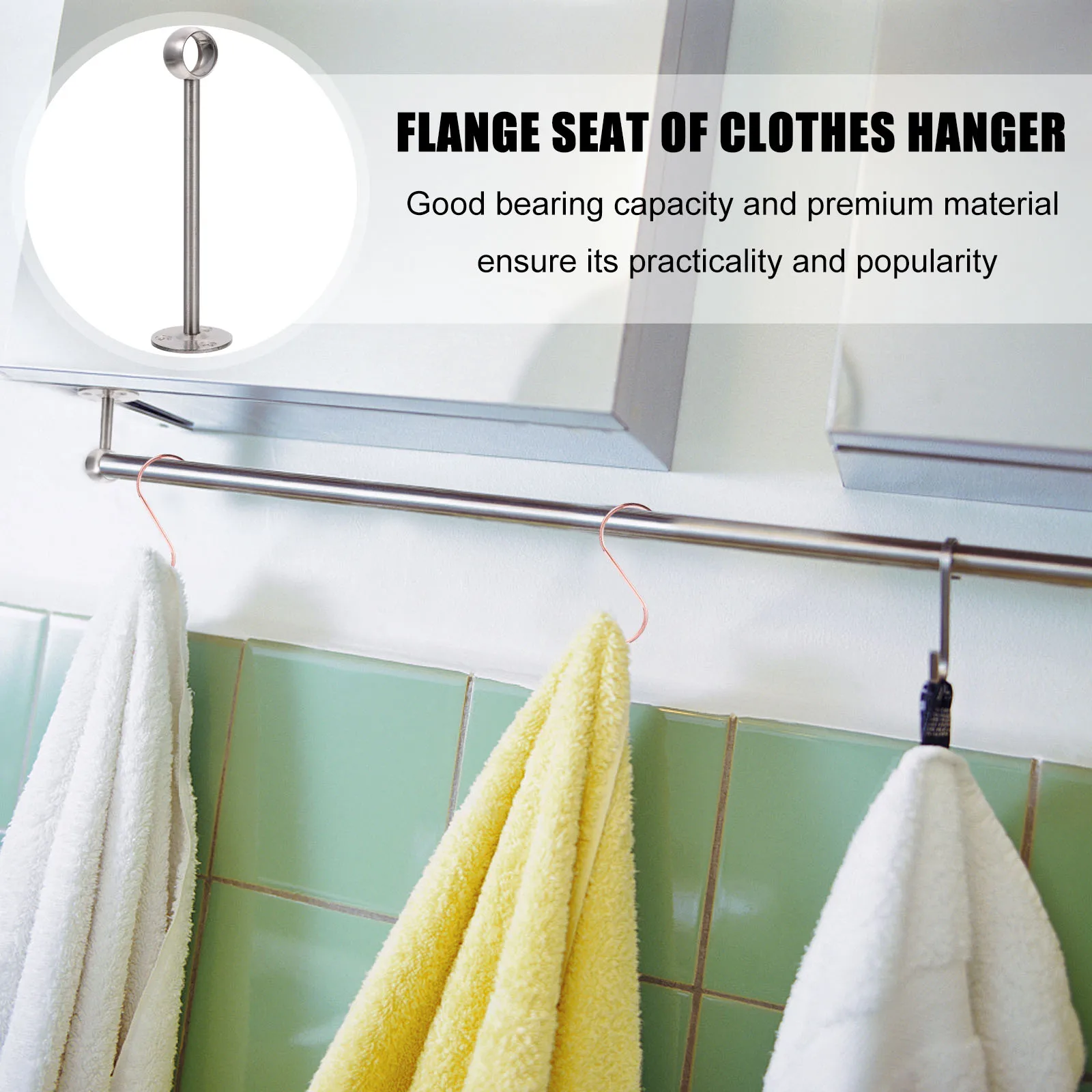 8 Pcs Adjustable Clothes Seat Hook Curtain Rod Support Stainless Steel Ceiling Mount
8 Pcs Adjustable Clothes Seat Hook Curtain Rod Support Stainless Steel Ceiling Mount