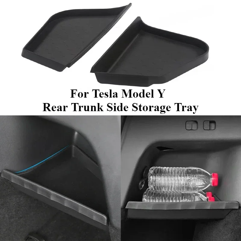Rear Trunk Side Storage Tray Organizer Board For Tesla Model Y 2021-2024 Accessories TPE Stowing Tidying Modification Holder
Rear Trunk Side Storage Tray Organizer Board For Tesla Model Y 2021-2024 Accessories TPE Stowing Tidying Modification Holder