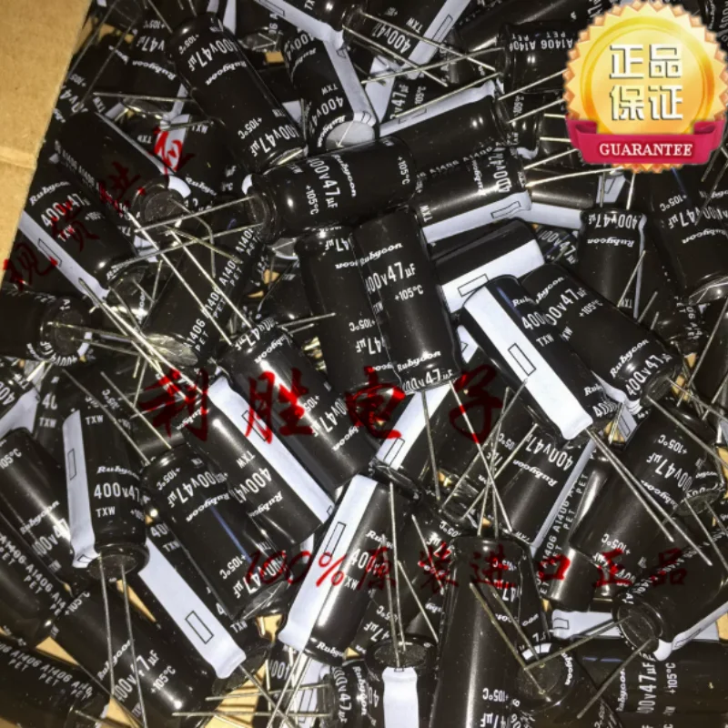 10PCS-100PCS 47UF 400V Japanese Ruby RUBYCON Capacitor 400V47UF 12.5 * 30 TXW High Frequency
10PCS-100PCS 47UF 400V Japanese Ruby RUBYCON Capacitor 400V47UF 12.5 * 30 TXW High Frequency