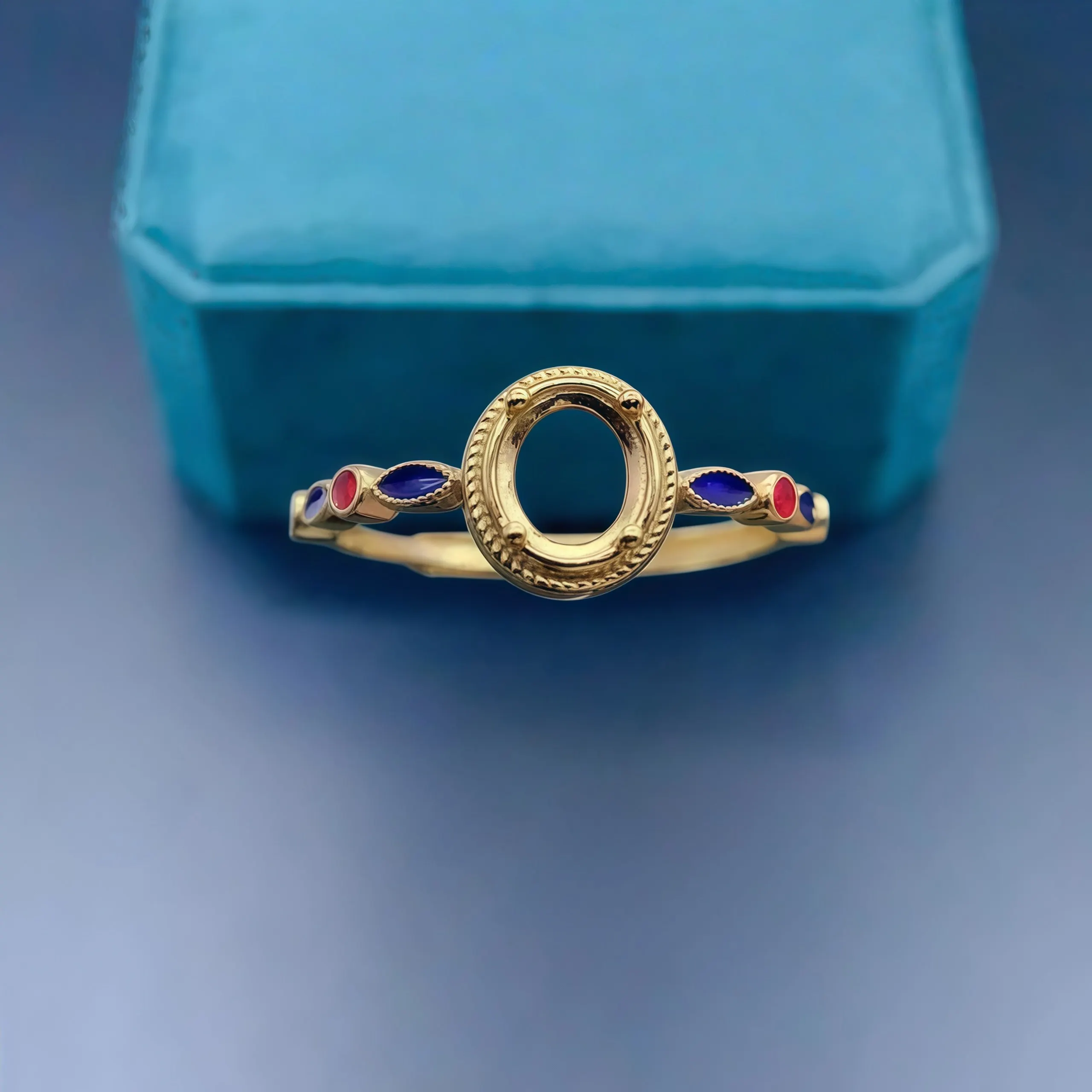 Setting 5*7mm Oval Stone Fashion DIY Empty Ring Holder S925 Sterling Silver Design Fine Charm Jewelry for Woman
Setting 5*7mm Oval Stone Fashion DIY Empty Ring Holder S925 Sterling Silver Design Fine Charm Jewelry for Woman