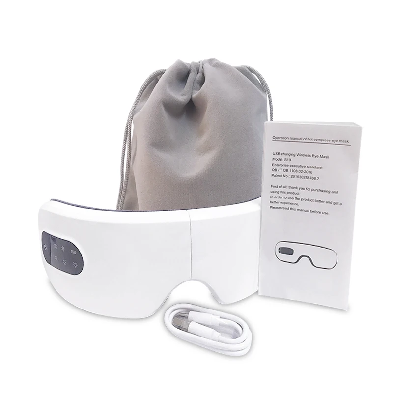 Vibration Electric Eye Massager Instrument Heat Bluetooth Music Eye Mask for Migraines Relief Improve Sleep Saude Health Care
Vibration Electric Eye Massager Instrument Heat Bluetooth Music Eye Mask for Migraines Relief Improve Sleep Saude Health Care
