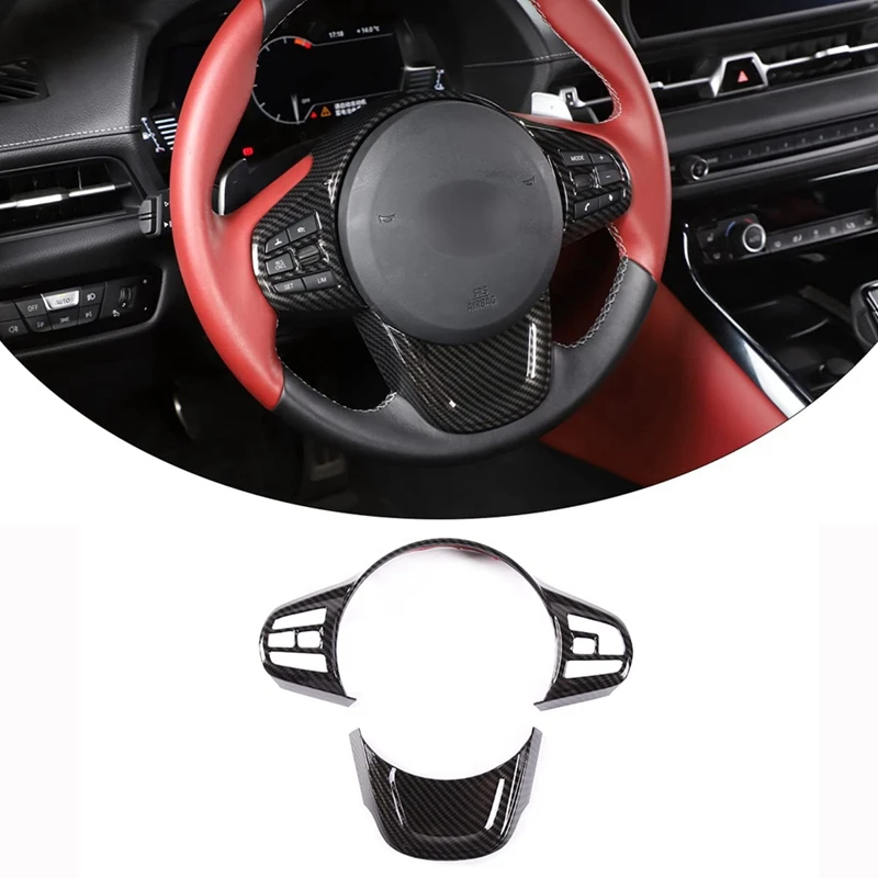 Для Toyota Supra GR A90 A91 2019-2022 чехол рулевого колеса автомобиля отделка Защитная панель рамка наклейка, ABS углеродное волокно
Для Toyota Supra GR A90 A91 2019-2022 чехол рулевого колеса автомобиля отделка Защитная панель рамка наклейка, ABS углеродное волокно
