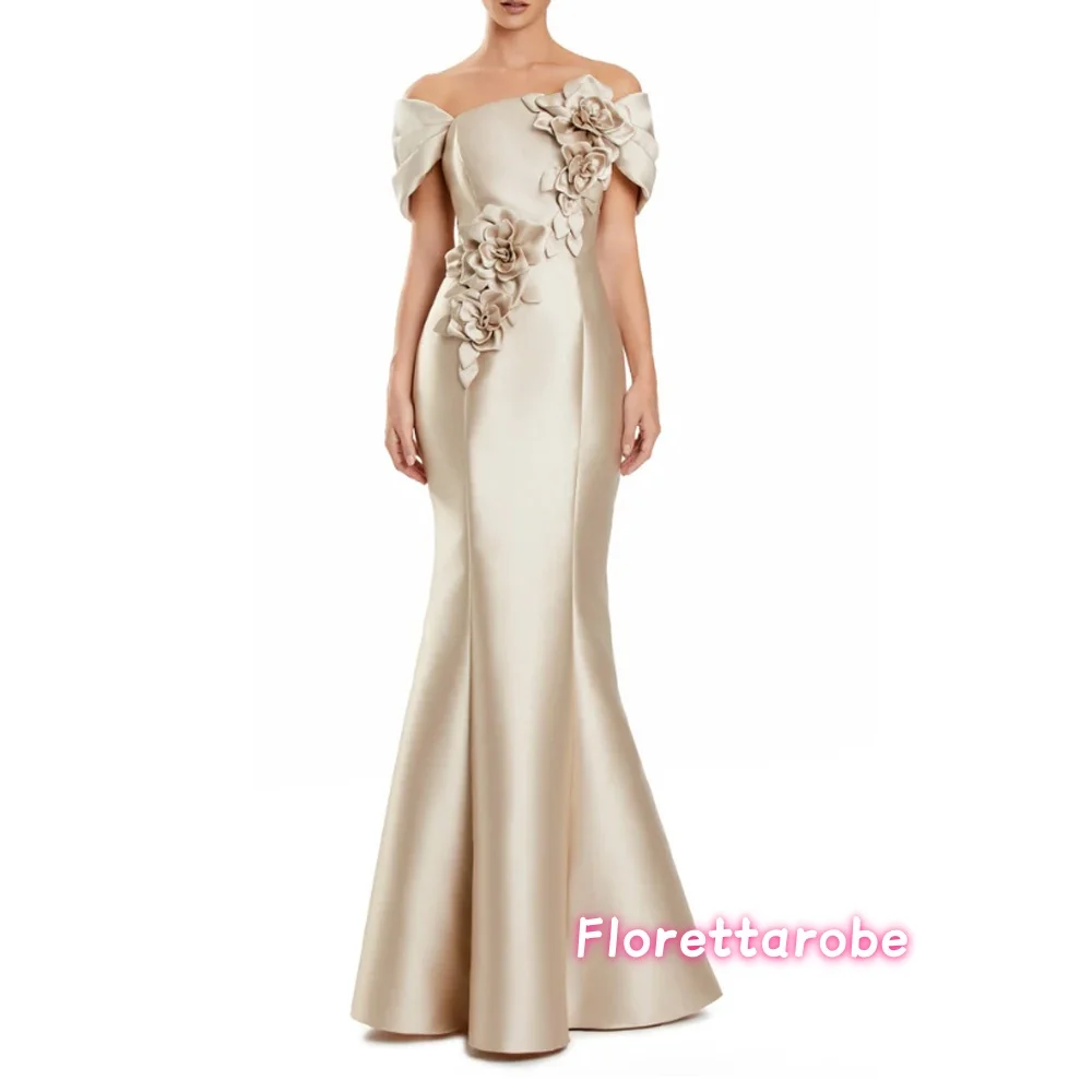 Customized Elegant Long Mother of the Bride Dress Off the Shoulder Women Vintage Elegant Appliques Flowers Wedding Guest Gowns
Customized Elegant Long Mother of the Bride Dress Off the Shoulder Women Vintage Elegant Appliques Flowers Wedding Guest Gowns