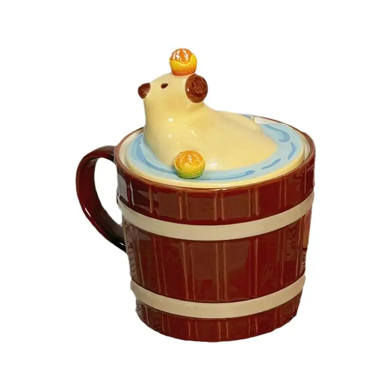Capybara Cup for Tea, Coffee Mug, Ceramic Cartoon, Funny Animal Bathing, Capybara Design, Cute Tea Cup for Tea
Capybara Cup for Tea, Coffee Mug, Ceramic Cartoon, Funny Animal Bathing, Capybara Design, Cute Tea Cup for Tea