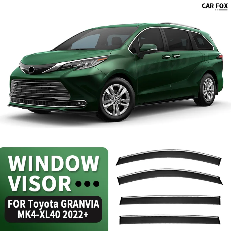 4/6Pcs For Toyota GRANVIA 2002+ Car Window Visor Awning Shelters Windshield Side Window Rain Sun Shade Auto Accessories
4/6Pcs For Toyota GRANVIA 2002+ Car Window Visor Awning Shelters Windshield Side Window Rain Sun Shade Auto Accessories