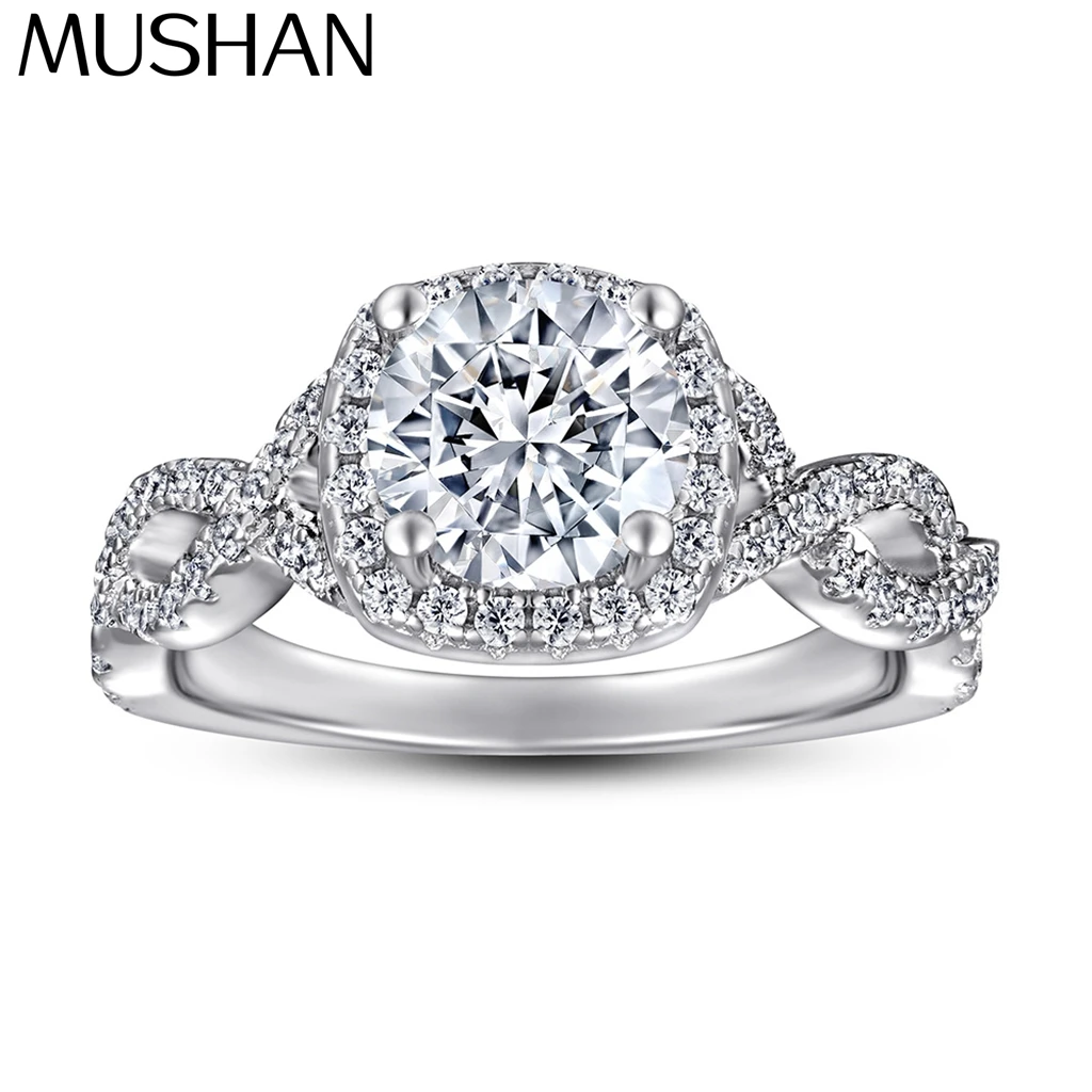 MuShan Jewelry 925 Sterling Silver Rings Bands Engagement Ring 5A Cubic Zirconia Rings Bands Premium Anniversary Women Gift
MuShan Jewelry 925 Sterling Silver Rings Bands Engagement Ring 5A Cubic Zirconia Rings Bands Premium Anniversary Women Gift