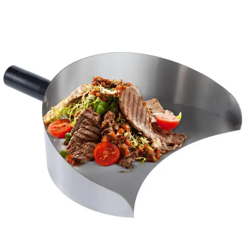 Handheld Meat Catcher Stainless Steel Meat Catcher Heat Resistant Barbecue Shovel for Kitchen Barbecues Outdoor Camping
Handheld Meat Catcher Stainless Steel Meat Catcher Heat Resistant Barbecue Shovel for Kitchen Barbecues Outdoor Camping