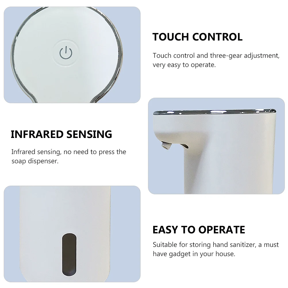 Automatic Soap Dispenser Infrared Hands Free Plastic Foaming Bathroom Restaurant White USB Touch Control Gear
Automatic Soap Dispenser Infrared Hands Free Plastic Foaming Bathroom Restaurant White USB Touch Control Gear