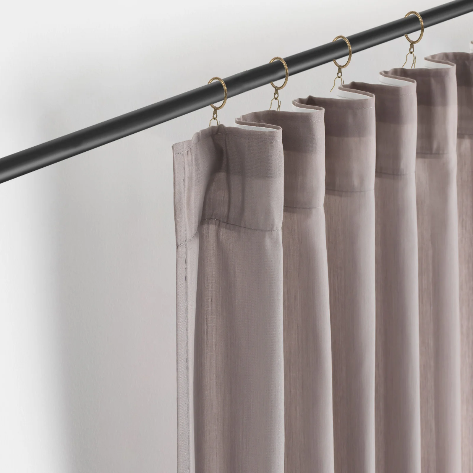 40 Sets High-class Iron Drapery Curtain Fixing Ring Hooks Household Curtain Rings for Bedroom Bathroom Window Decor Accessories
40 Sets High-class Iron Drapery Curtain Fixing Ring Hooks Household Curtain Rings for Bedroom Bathroom Window Decor Accessories