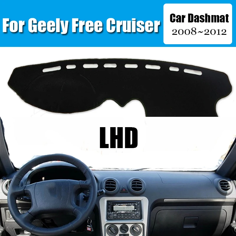 Чехол на приборную панель автомобиля, коврик для приборной панели Geely Free Cruiser 2008 ~ 2012, Ненавигационный Нескользящий солнцезащитный козырек DashMat LHD, автомобильный Стайлинг, замша
Чехол на приборную панель автомобиля, коврик для приборной панели Geely Free Cruiser 2008 ~ 2012, Ненавигационный Нескользящий солнцезащитный козырек DashMat LHD, автомобильный Стайлинг, замша