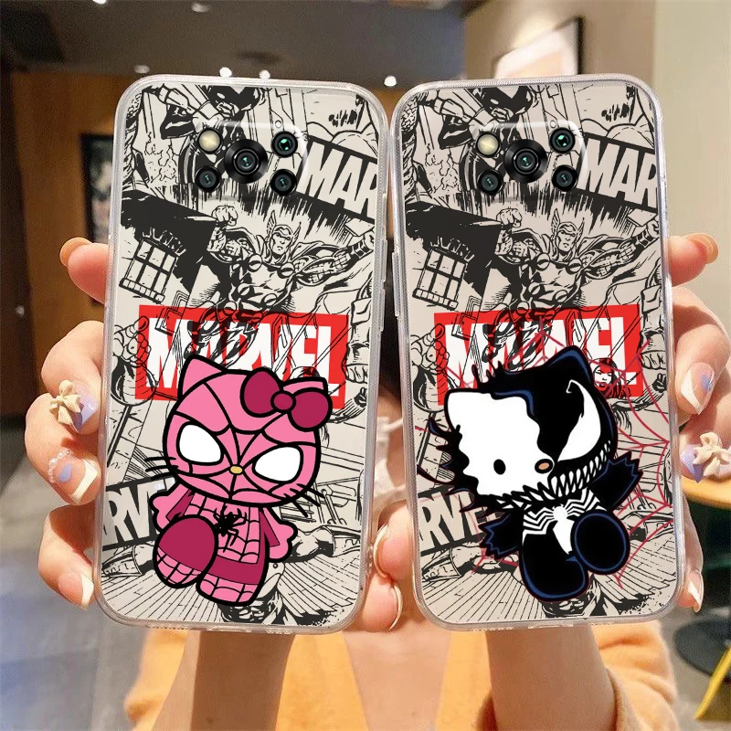Marvel Hello Kitty Cat Phone Case For Xiaomi POCO F5 F4 F3 Pro GT M4 M3 Pro 5G X5 X4 X3 Pro NFC Carcasa
Marvel Hello Kitty Cat Phone Case For Xiaomi POCO F5 F4 F3 Pro GT M4 M3 Pro 5G X5 X4 X3 Pro NFC Carcasa