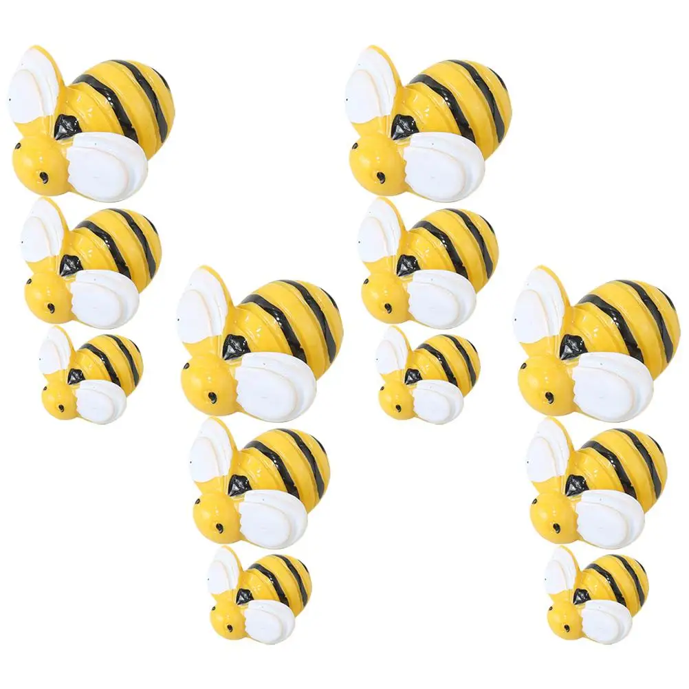 40 Pcs Bee Headdress Accessories Artificial Resin Bees Craft Supplies Durable Decor Tiny Figurines Honeybee Decorations
40 Pcs Bee Headdress Accessories Artificial Resin Bees Craft Supplies Durable Decor Tiny Figurines Honeybee Decorations