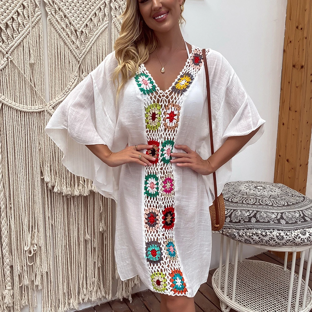 Beach Cover Up Crochet Hollow Out Swimsuit Women Bathing Suit Beach Dress Summer Swimwear Ladies Sexy Bikini Cover Up
Beach Cover Up Crochet Hollow Out Swimsuit Women Bathing Suit Beach Dress Summer Swimwear Ladies Sexy Bikini Cover Up