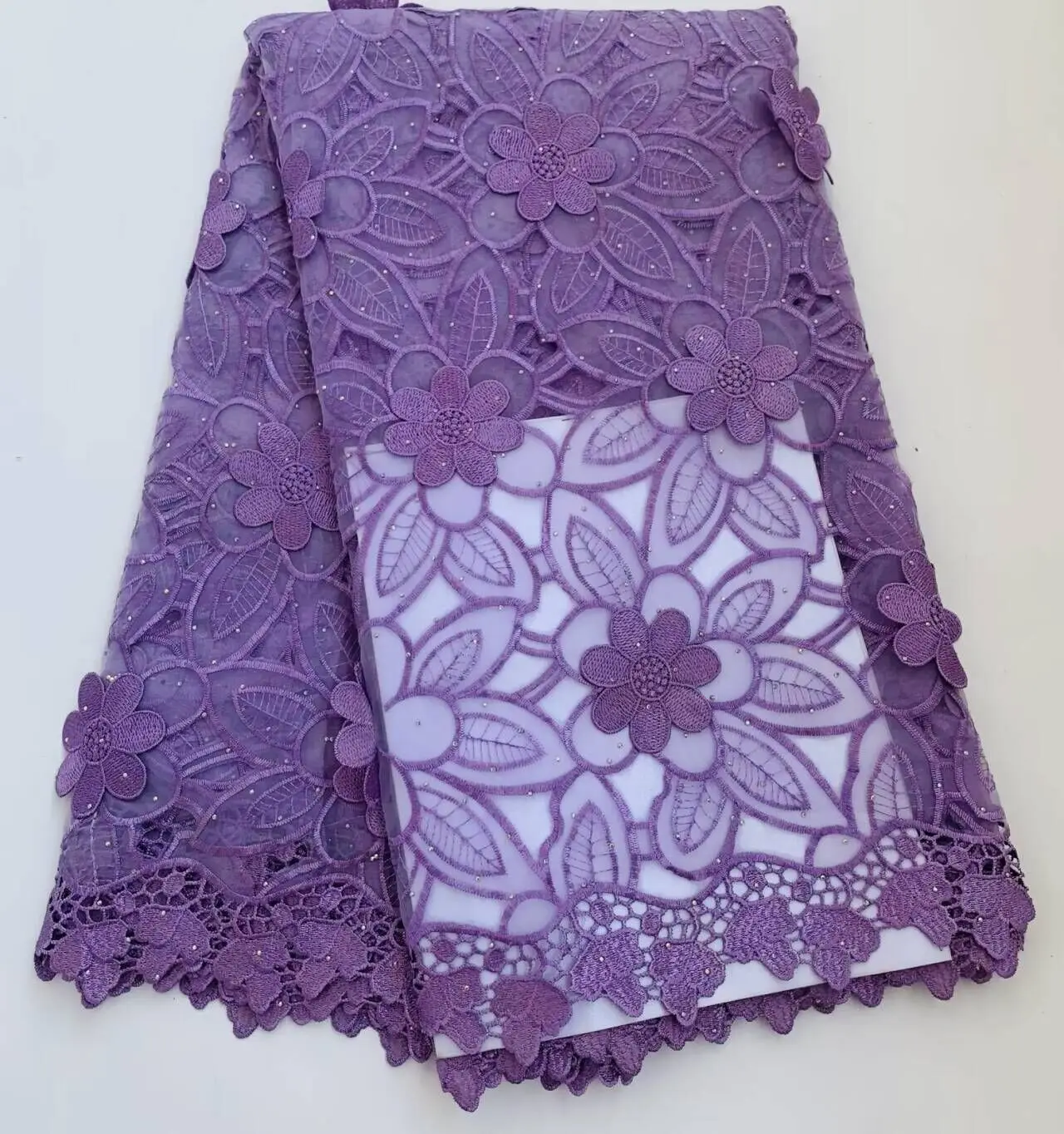 2026 High-Quality Africa Nigerian Sequins Cotton Embroidery Lace Fabric Tulle for Wedding Party Dress Chiffon 5Yards TY010
2026 High-Quality Africa Nigerian Sequins Cotton Embroidery Lace Fabric Tulle for Wedding Party Dress Chiffon 5Yards TY010
