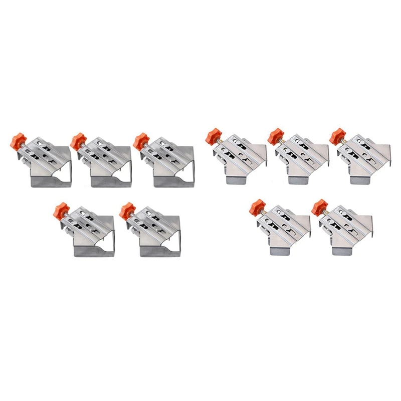 5Pcs 90° Right Angle Clamp Fixing Clamp Clips Closed Type Stainless Steel Locator
5Pcs 90° Right Angle Clamp Fixing Clamp Clips Closed Type Stainless Steel Locator