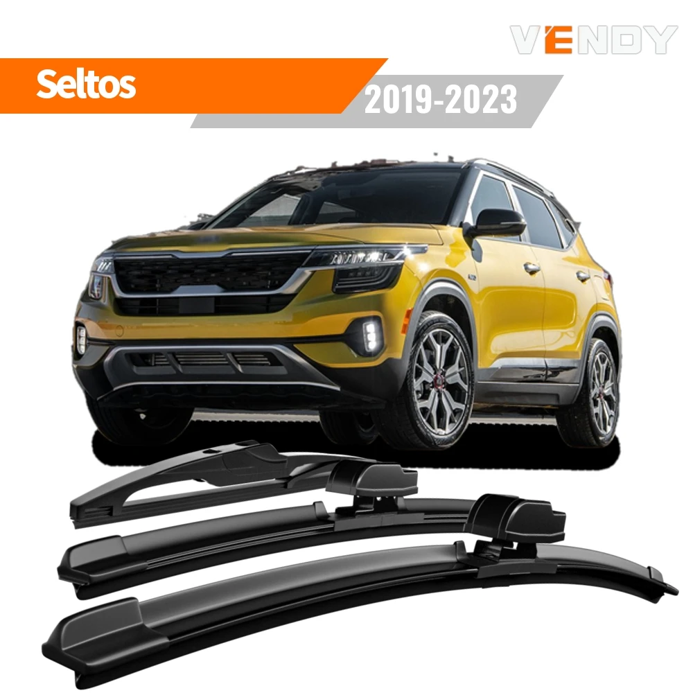 1set Front & Rear Windshield Wiper Blades Windscreen Wipers For KIA Seltos 2019-2023 Rubber Brushes Car Accessories Refills
1set Front & Rear Windshield Wiper Blades Windscreen Wipers For KIA Seltos 2019-2023 Rubber Brushes Car Accessories Refills